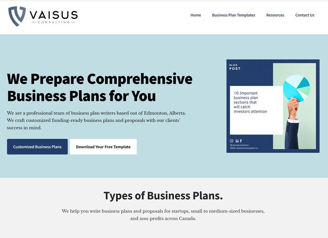 Vaisus website